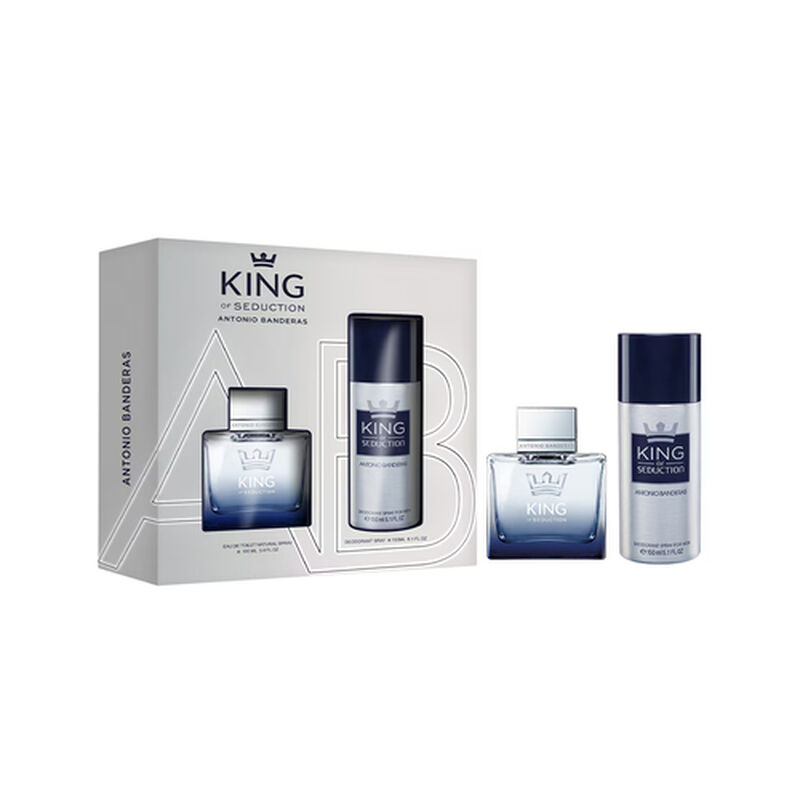 Set Antonio Banderas Perfume King Of Seduction ... image number null