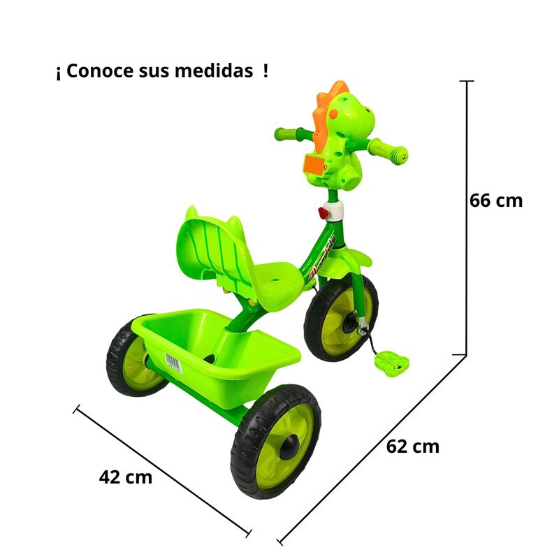 Triciclo Infantil Con Luz Y Sonido Para Ni&ntilde;os 3... image number null