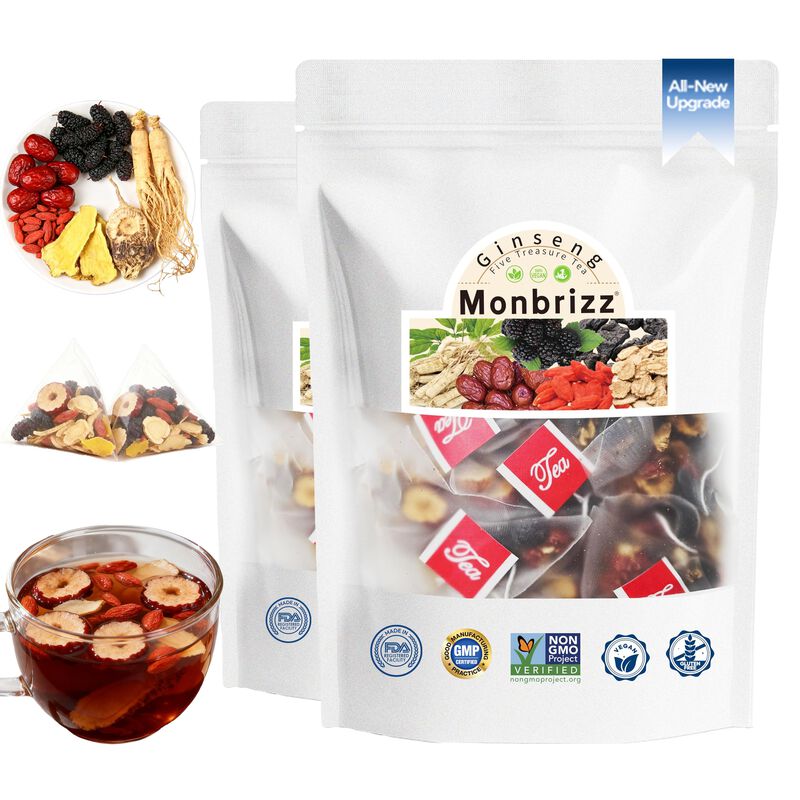 T&eacute; Monbrizz Ginseng Cinco Tesoros 400 g (60 Bol... image number null