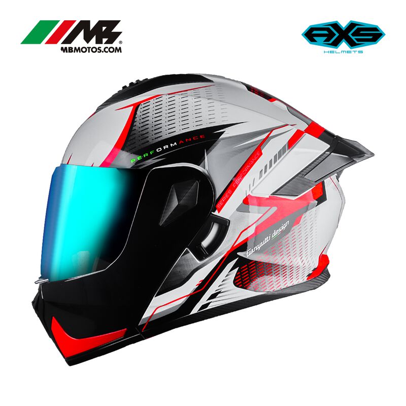 Casco Dot Axs Sf501 Blanco L + Cámara Action Ax... image number null