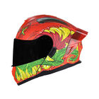 Casco Moto Abatible Boston Monster Cert Ece 2206 Y Dot Led
