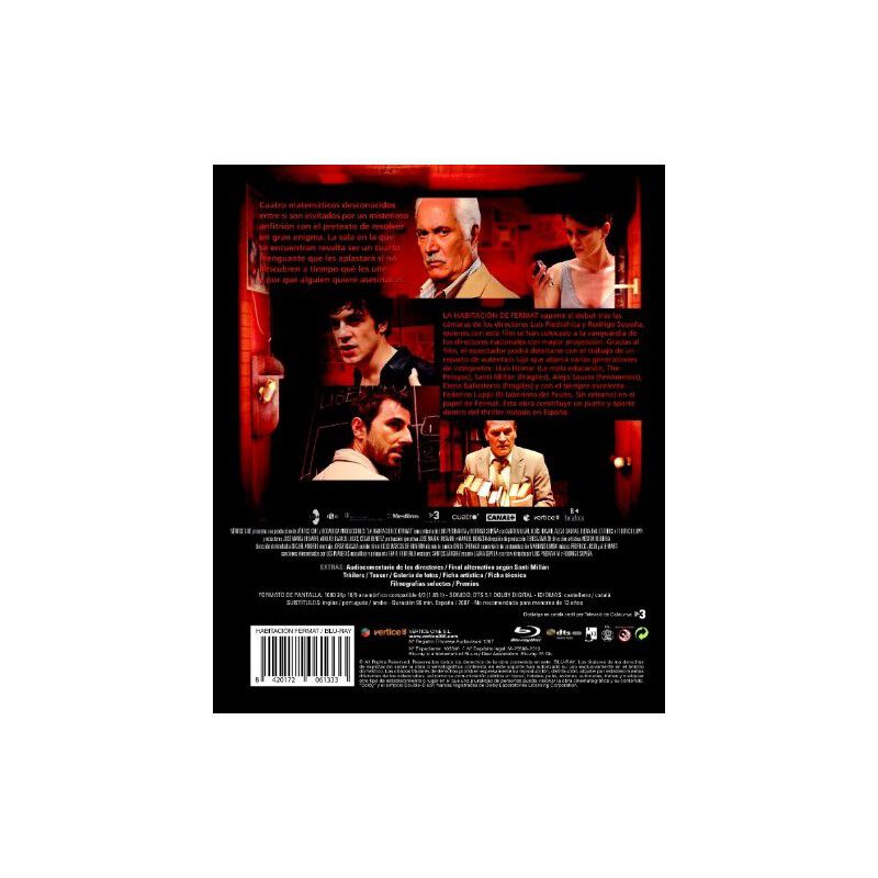 La Habitaci&oacute;n De Fermat (blu-ray) image number null