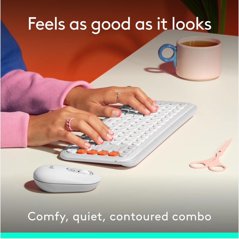 Combo Inal&aacute;mbrico De Teclado Y Rat&oacute;n Logitech P... image number null