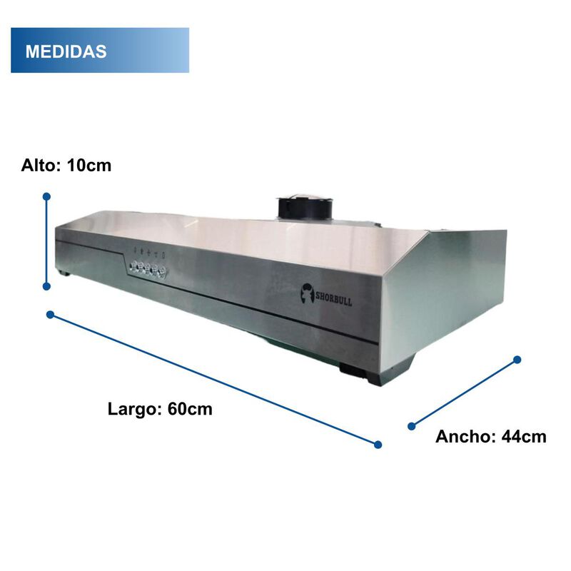 Campana Extractora 60 cm Shorbull image number null