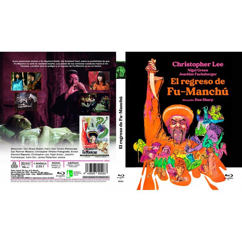 El Regreso De Fu Manch&uacute; [blu-ray R] (1965) The ... image number null