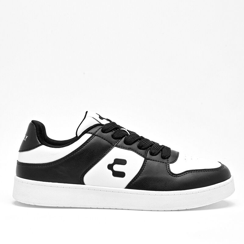 Charly tenis  para hombre blanco negro cod 1397... image number null