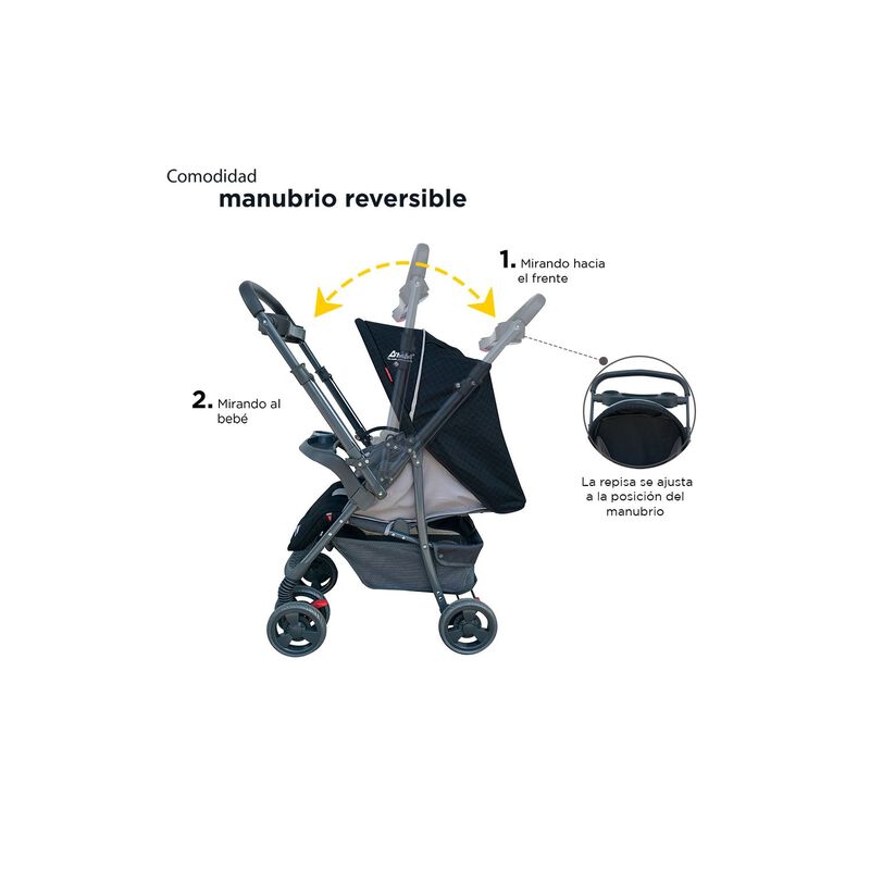 Carriola Travel System D'beb&eacute; Star Reversible C... image number null