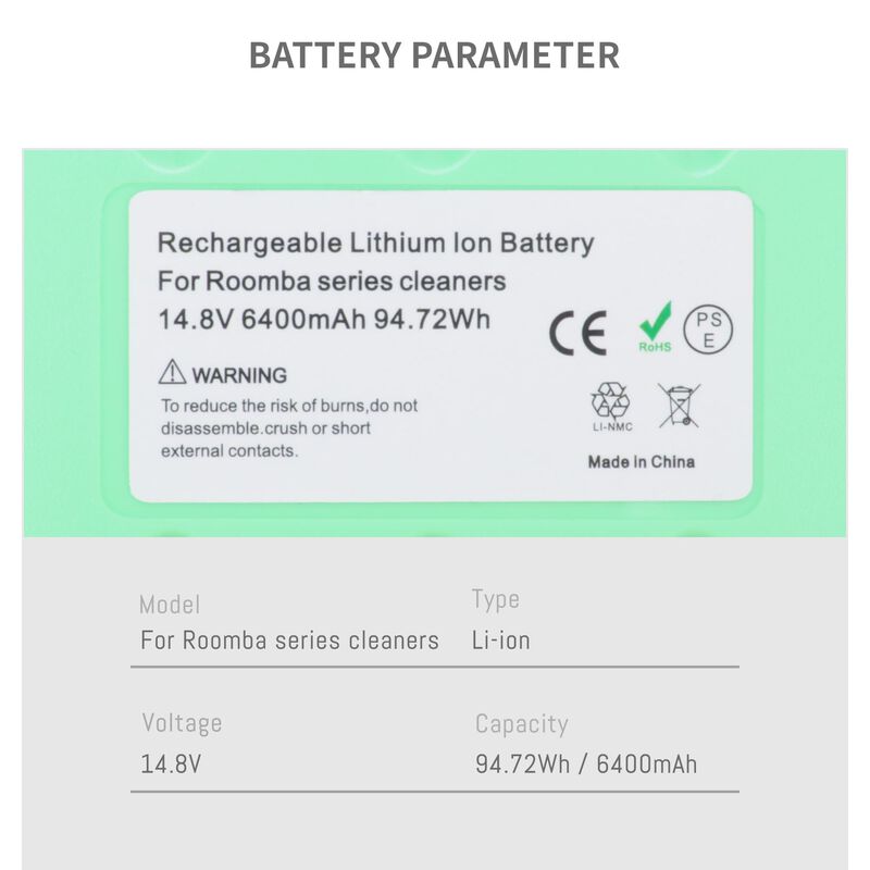 Bater&iacute;a Dftim 14,8 V 6400 Mah Compatible Con Ro... image number null