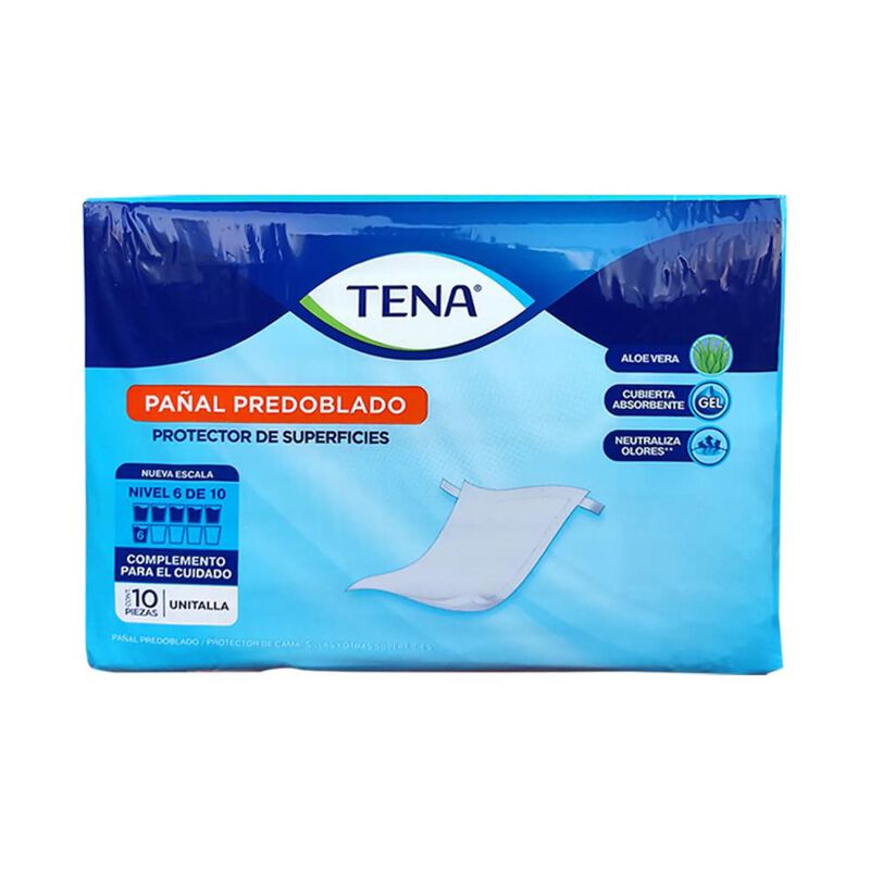 Tena Pa&ntilde;al Predoblado 10pzs image number null