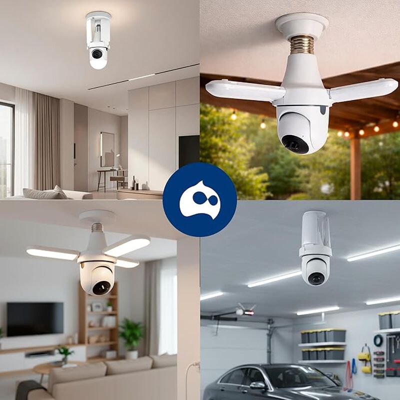 C&aacute;mara de Seguridad WiFi Tipo Foco con Movimien... image number null