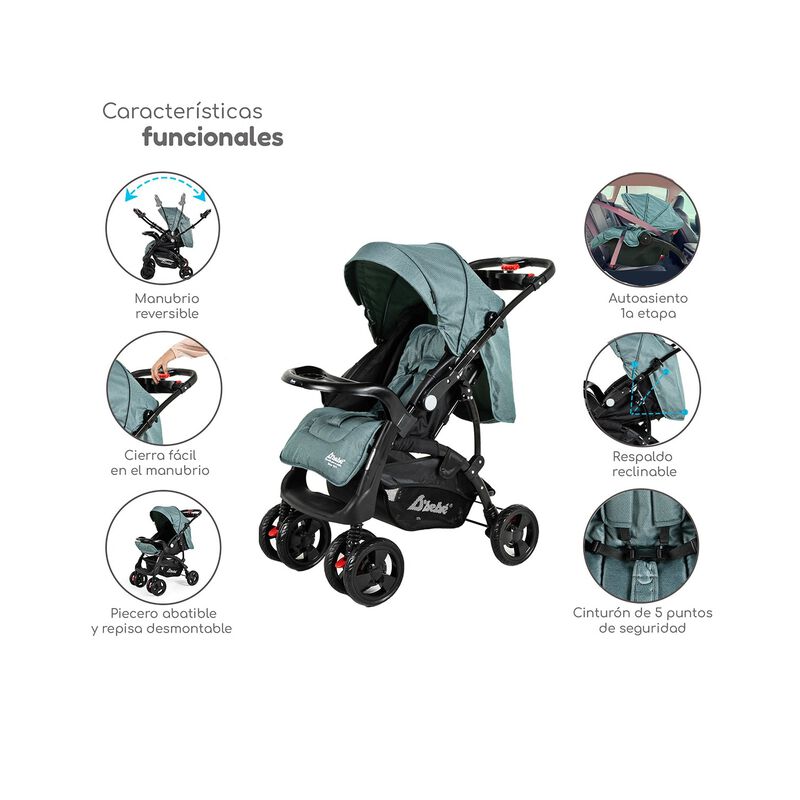 Travel System Elite D'bebe &mdash; Plegable Con Una M... image number null
