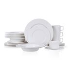 Juego De Vajilla De Porcelana De Hueso Stone Lain 20 Piezas Blanco