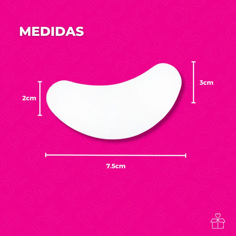50 Pares Parches Empaque Rosa Plata Morado Cadu... image number null
