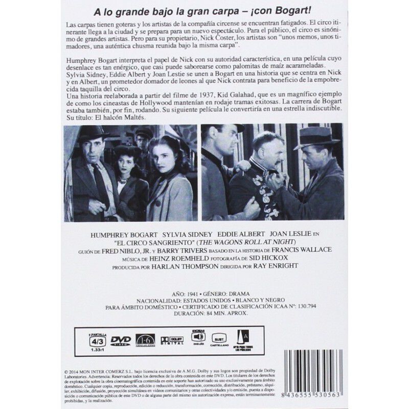 El Circo Sangriento (v.o.s.) (dvd) image number null