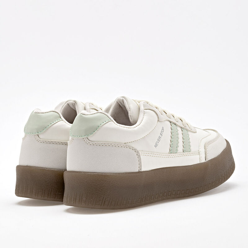 Daddy Tenis urbano para mujer blanco verde image number null