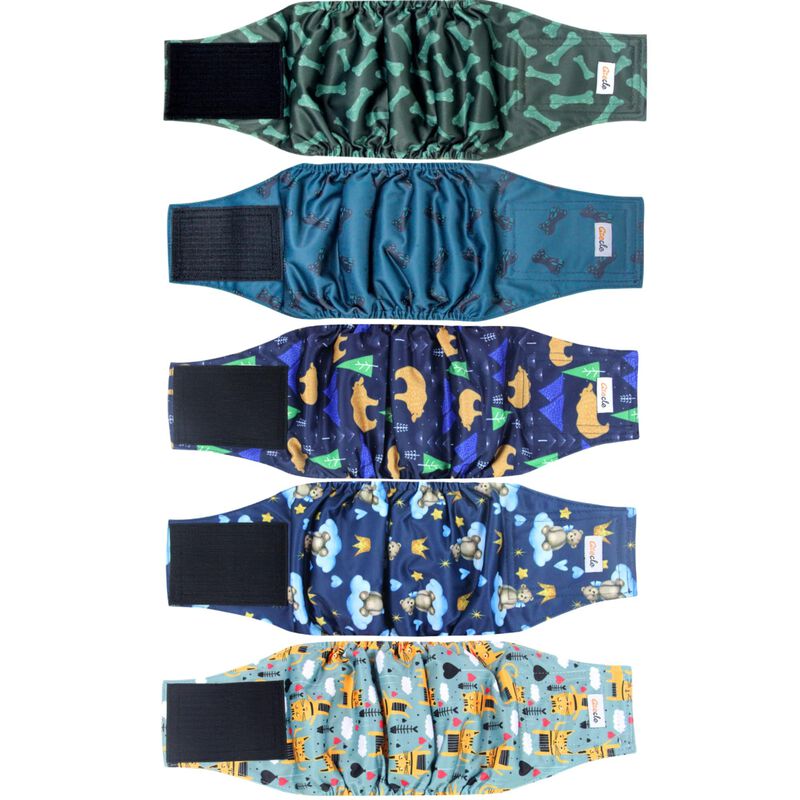 Pa&ntilde;ales Para Perro Grecle Masculino Xs &ndash; Pack D... image number null