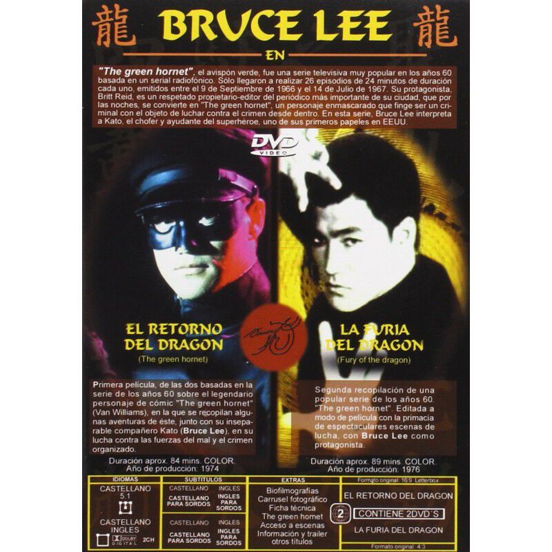 Pack Bruce Lee: El Retorno Del Drag&oacute;n/la Furia ... image number null