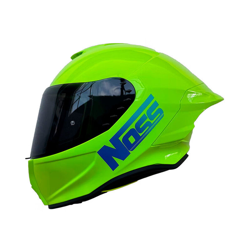Casco Noss Ns-801p Cerrado S&oacute;lido Neon Fluoresc... image number null