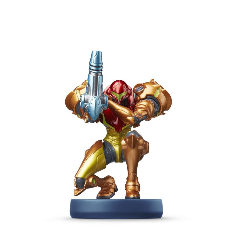 Amiibo Nintendo Samus Aran y Metroid (Pack de 2... image number null