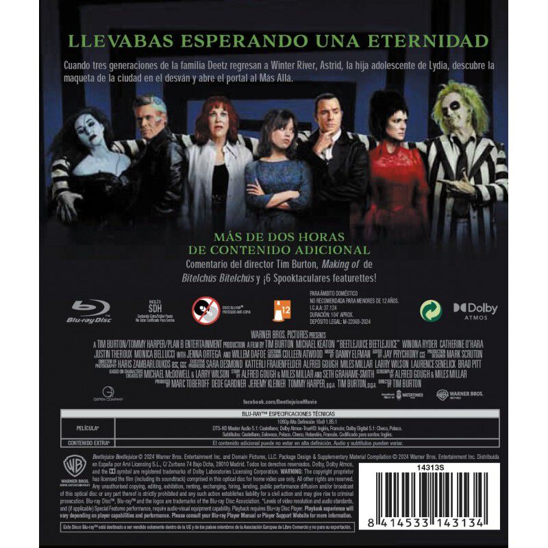 Bitelch&uacute;s Bitelch&uacute;s [Blu-ray] (2024) Beetlejuic... image number null