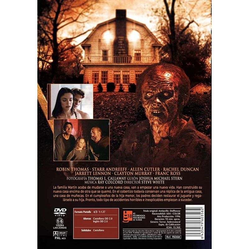 La Casa De Mu&ntilde;ecas De Amityville [dvd] (1996) A... image number null