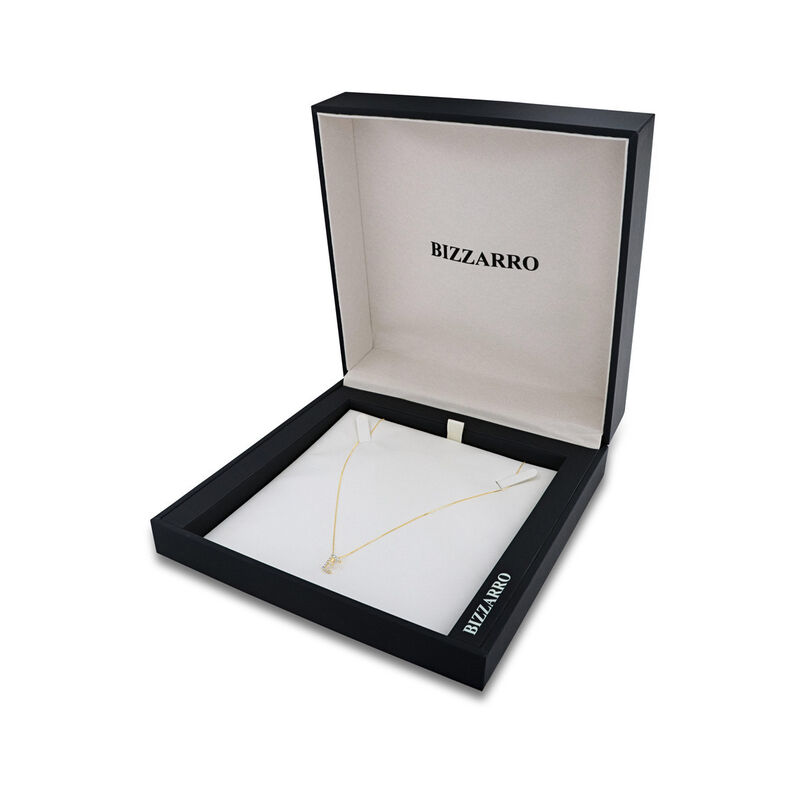 Dije Letra E De Oro Amarillo 14K Con Cadena Con... image number null