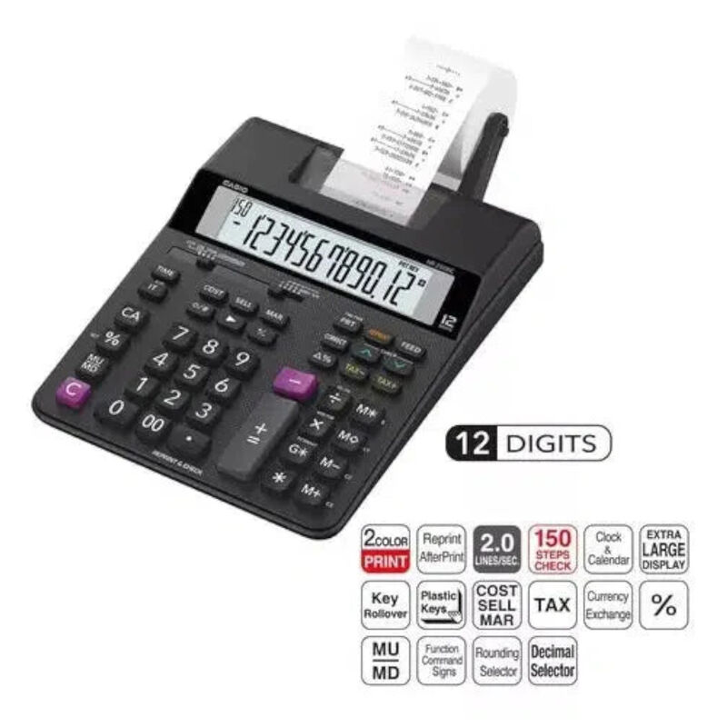 Calculadora Sumadora CASIO  HR200RC image number null