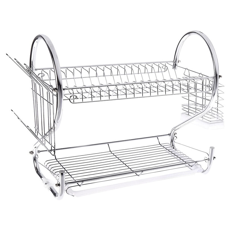 Escurridor de Platos Aquila 2 Niveles 16 Cromad... image number null