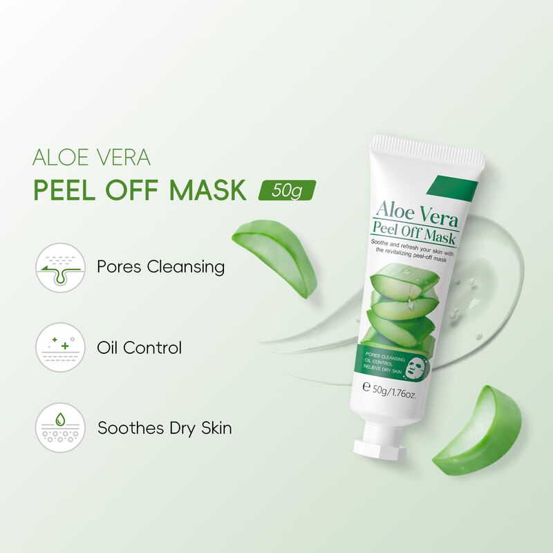 Mascarilla Facial Peel-Off de Aloe Vera - Beuki... image number null