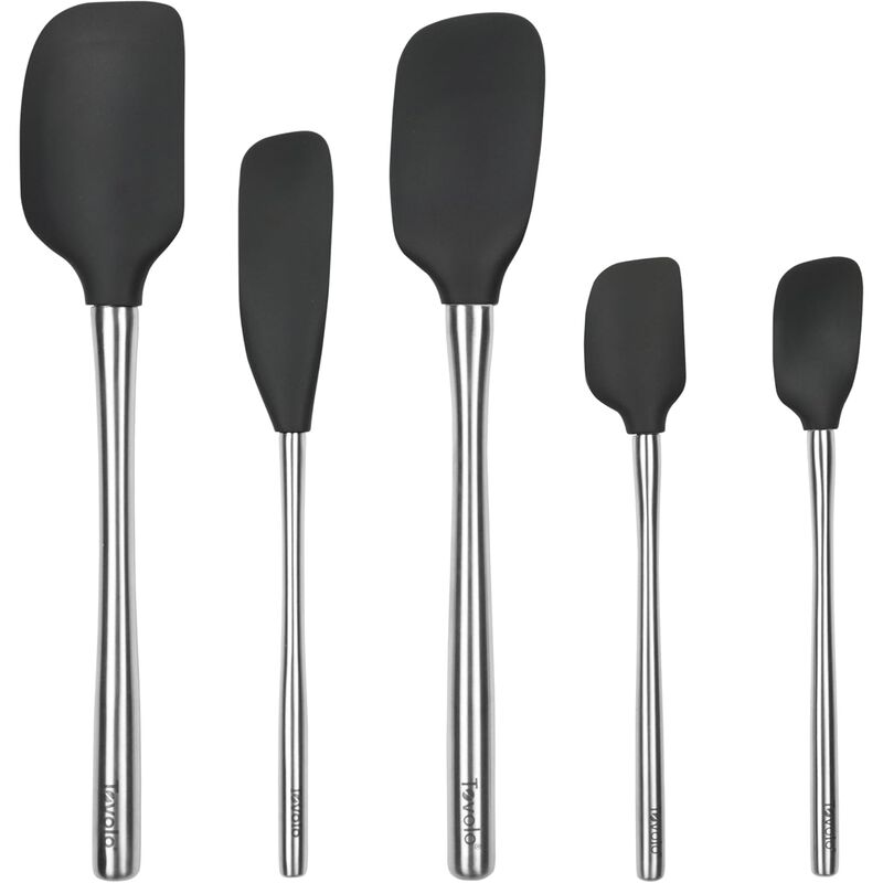 Juego de 5 Esp&aacute;tulas Tovolo Negro Silicona Mang... image number null