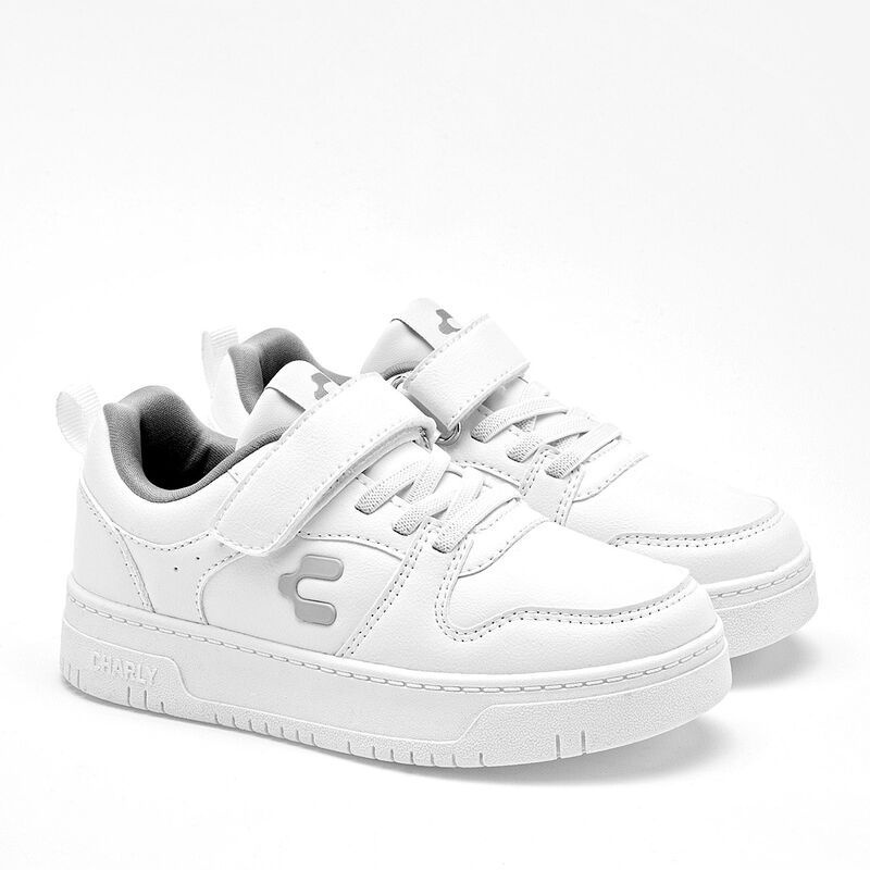 Charly Tenis Escolar Para Beb&eacute; Blanco Cod 13966... image number null