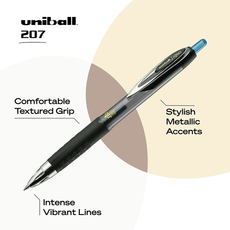 Bol&iacute;grafo De Gel Uniball 207 Signo Gel Ultra Mi... image number null
