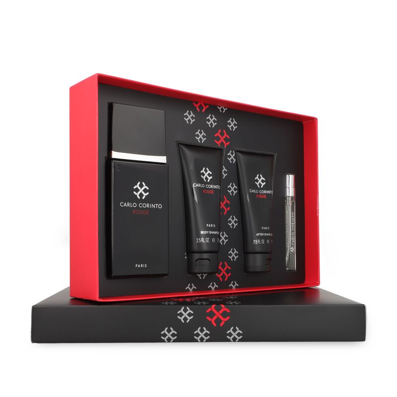 Set Carlo Corinto Rouge 4pzs: fragancia 100ml E... image number null