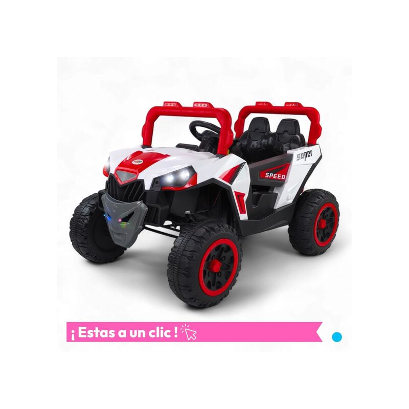 Carro El&eacute;ctrico Infantil 12v Doble Motor &middot; Cont... image number null