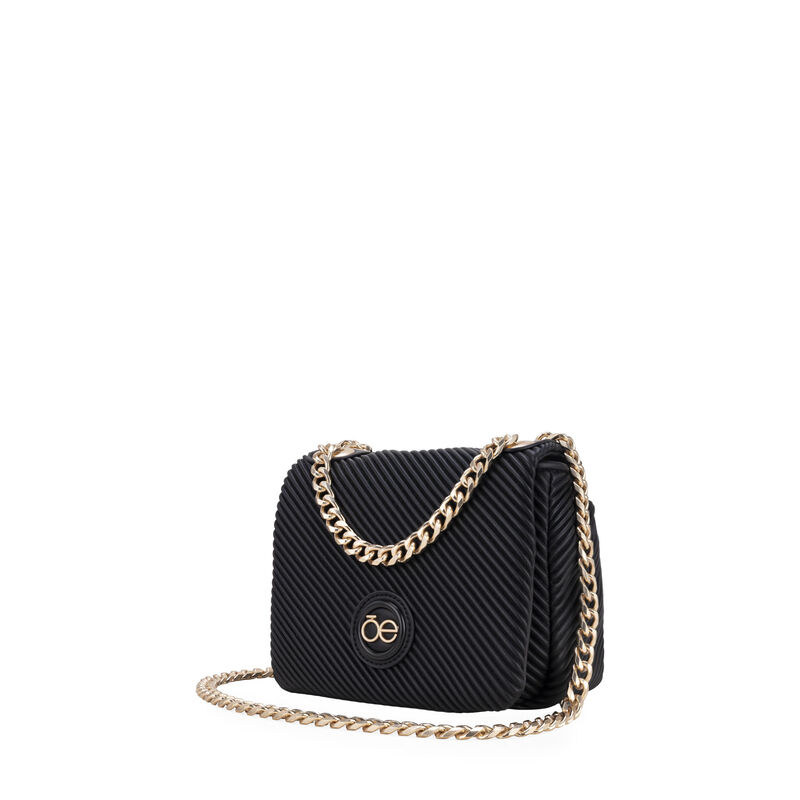 Bolsa Briefcase Chica Asa De Cadena Color Negro image number null