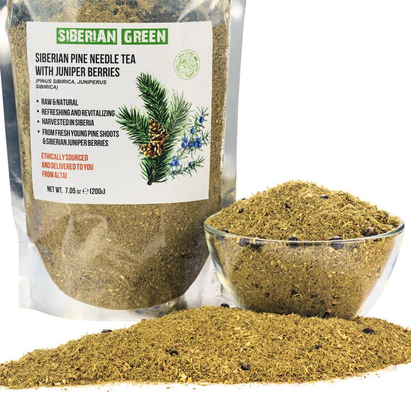 T&eacute; Siberian Green 200 g De Agujas De Pino Y Bay... image number null