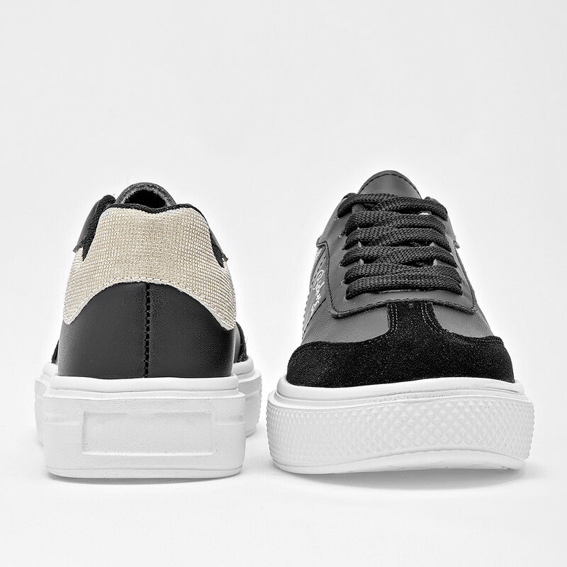 Celex Tenis urbano para ni&ntilde;a. Negro plata image number null