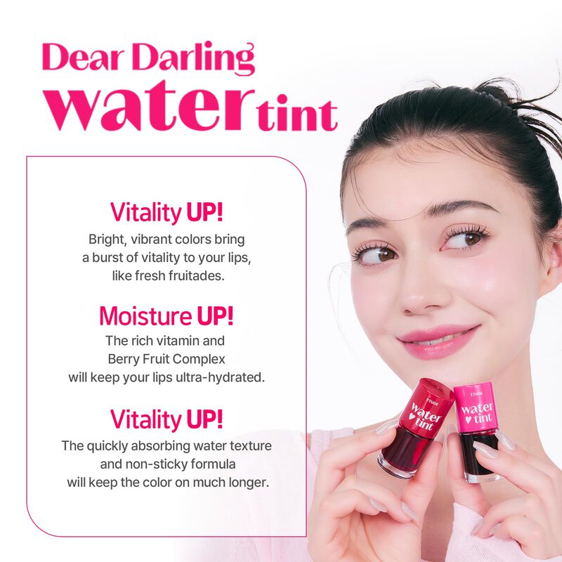 Tinte Labial Etude Dear Darling 9 g Strawberry ... image number null