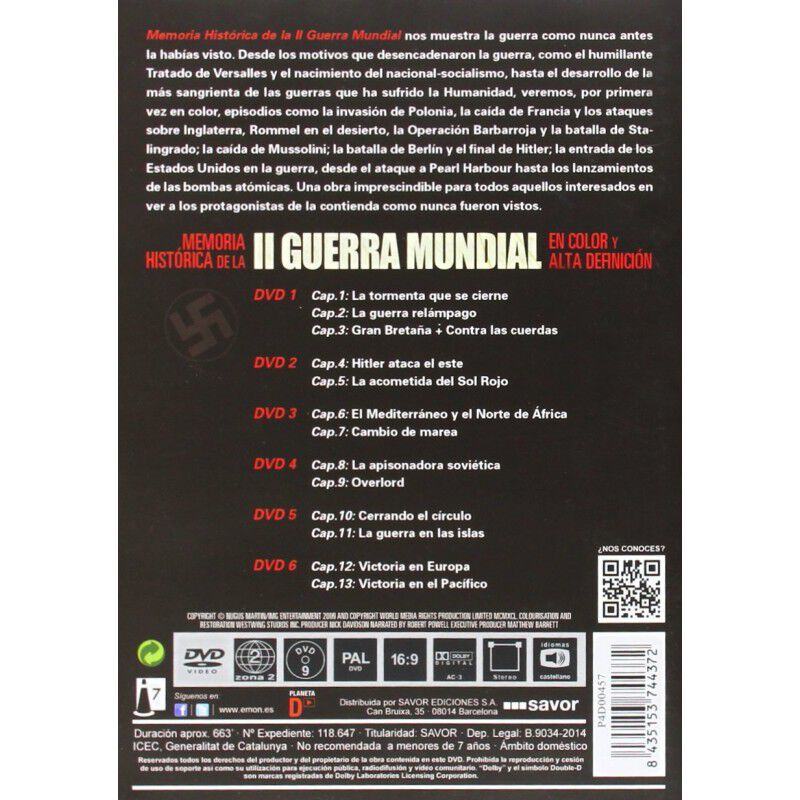 Memoria Hist&oacute;rica De La Ii Guerra Mundial (en C... image number null