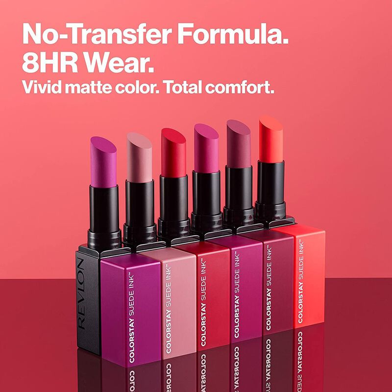 L&aacute;piz Labial Revlon Colorstay Suede Ink 004 Pur... image number null
