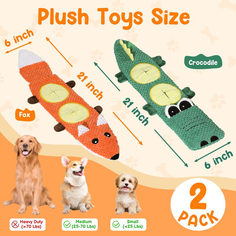 Juguete Para Perros Qwyxzz Pack De 2 Con Chirri... image number null