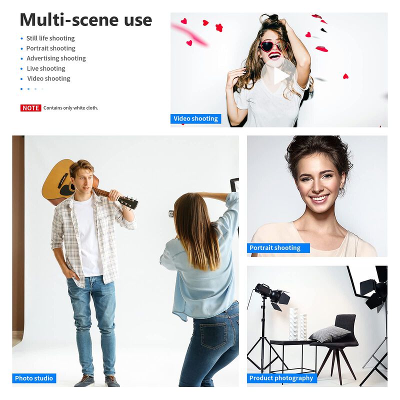 Backdrop Neewer Pro Photo Studio, Poli&eacute;ster, 3 ... image number null