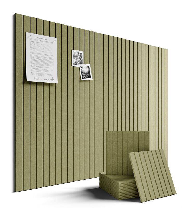 Tablero De Anuncios Fluxynara 122x91 cm Verde O... image number null