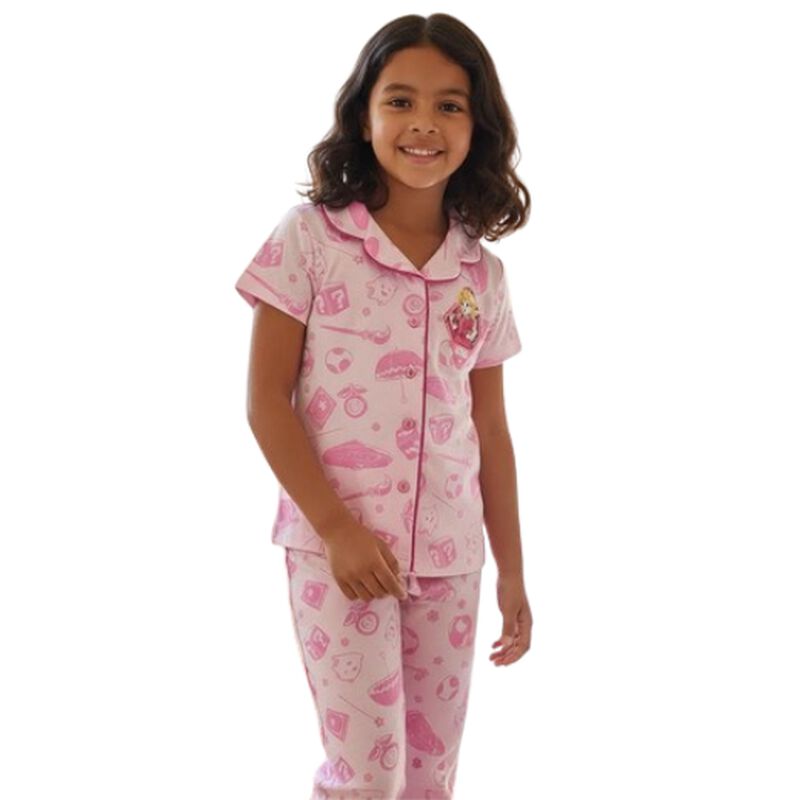Pijama Princesas De Mario Bross Para Ni&ntilde;a Panta... image number null