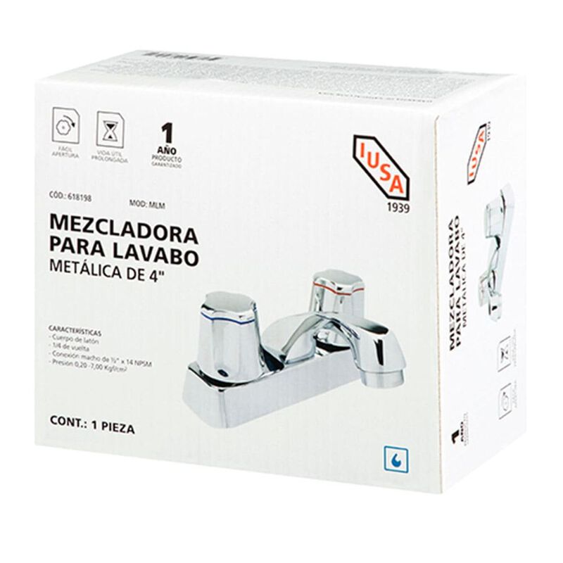 Llave Mezcladora Con Regadera Para Empotrar image number null
