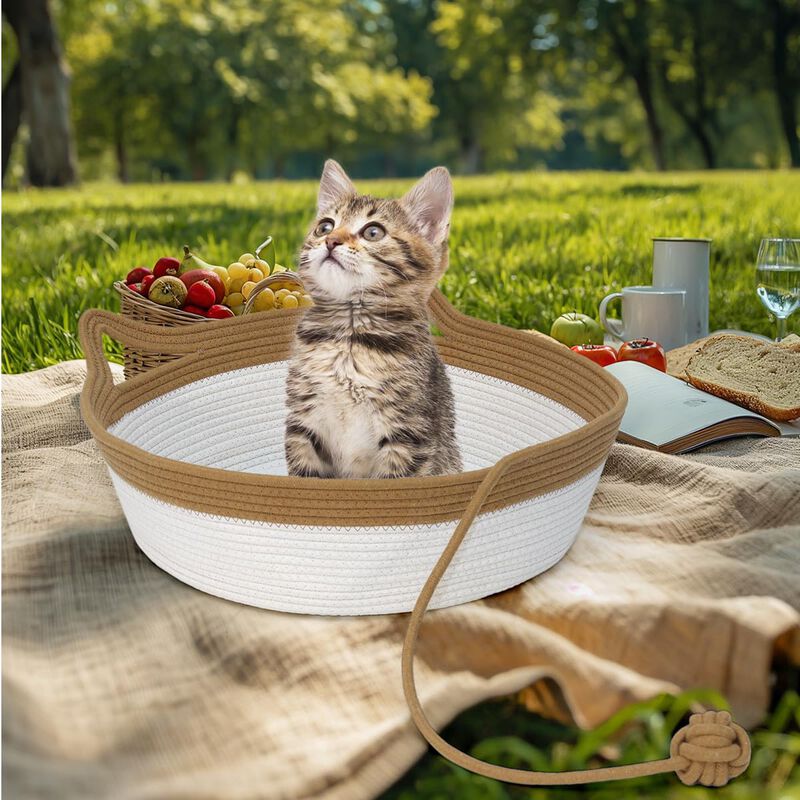 Cama Para Gato Weavelyrics - Cesta De Cuerda De... image number null
