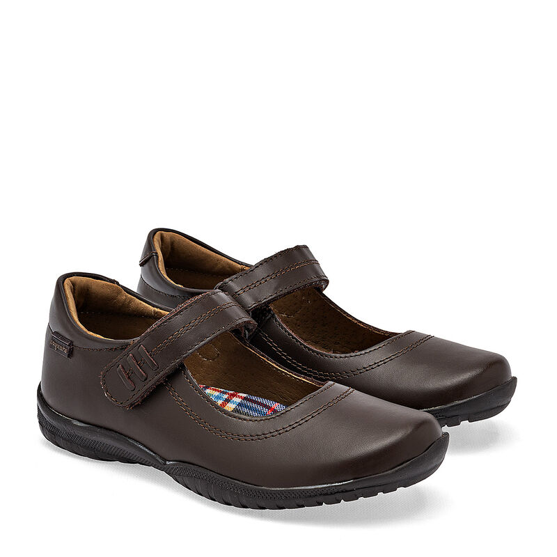Coqueta Zapato Casual Para Ni&ntilde;a Caf&eacute; Cod 97875-... image number null