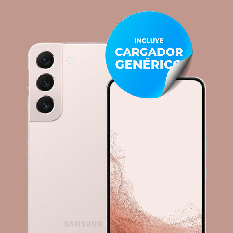 Galaxy S22 Nuevo 256Gb Rosa + Cargador Gen&eacute;rico image number null