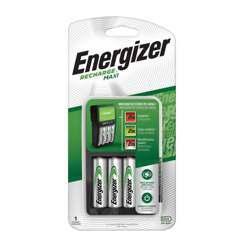 Cargador De Pilas Energizer Maxi + 2 Pilas Reca... image number null