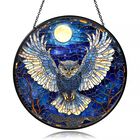 Cazador De Sol Iznomo 20 cm B&uacute;ho De Vidrio Pintado Colgante